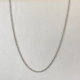 AUTUMN 26 SAMPLE SALE Silver Rope Necklace 102