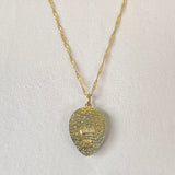 AUTUMN 26 SAMPLE SALE Emerald Necklace 107