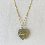 AUTUMN 26 SAMPLE SALE Emerald Necklace 109