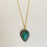 AUTUMN 26 SAMPLE SALE Emerald Necklace 110