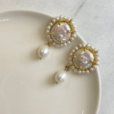 AUTUMN 26 SAMPLE SALE Baroque Pearl Drop Earrings 144