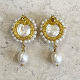 AUTUMN 26 SAMPLE SALE Baroque Pearl Drop Earrings 144