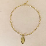 AUTUMN 26 SAMPLE SALE Oval Pendant Necklace 150