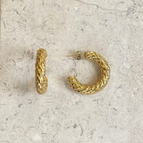 AUTUMN 26 SAMPLE SALE Braided Hoop Earrings 149