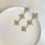 AUTUMN 26 SAMPLE SALE Baroque Pearl Star Earrings 158