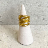 AUTUMN 26 SAMPLE SALE Gold Statement Ring 167