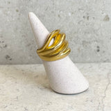 AUTUMN 26 SAMPLE SALE Gold Statement Ring 167