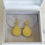 AUTUMN 26 SAMPLE SALE Yellow Crystal Earrings 180