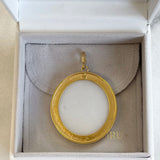 AUTUMN 26 SAMPLE SALE Large White Murano Glass Charm 178