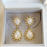 AUTUMN 26 SAMPLE SALE Elsa Moonstone Earrings 179
