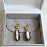 AUTUMN 26 SAMPLE SALE Baroque Pearl Double Sided Earrings 189