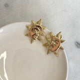 AUTUMN 26 SAMPLE SALE Moon & Sun Earrings 195