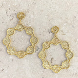 AUTUMN 26 SAMPLE SALE Star Hoop Earrings 194