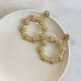 AUTUMN 26 SAMPLE SALE Star Hoop Earrings 194