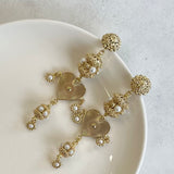 AUTUMN 26 SAMPLE SALE Heart Linea Earrings 205
