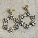 AUTUMN 26 SAMPLE SALE Opal Baroque Pearl Mini Hoop Earrings   146