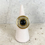 AUTUMN 26 SAMPLE SALE Onyx Roma Crystal Ring 223