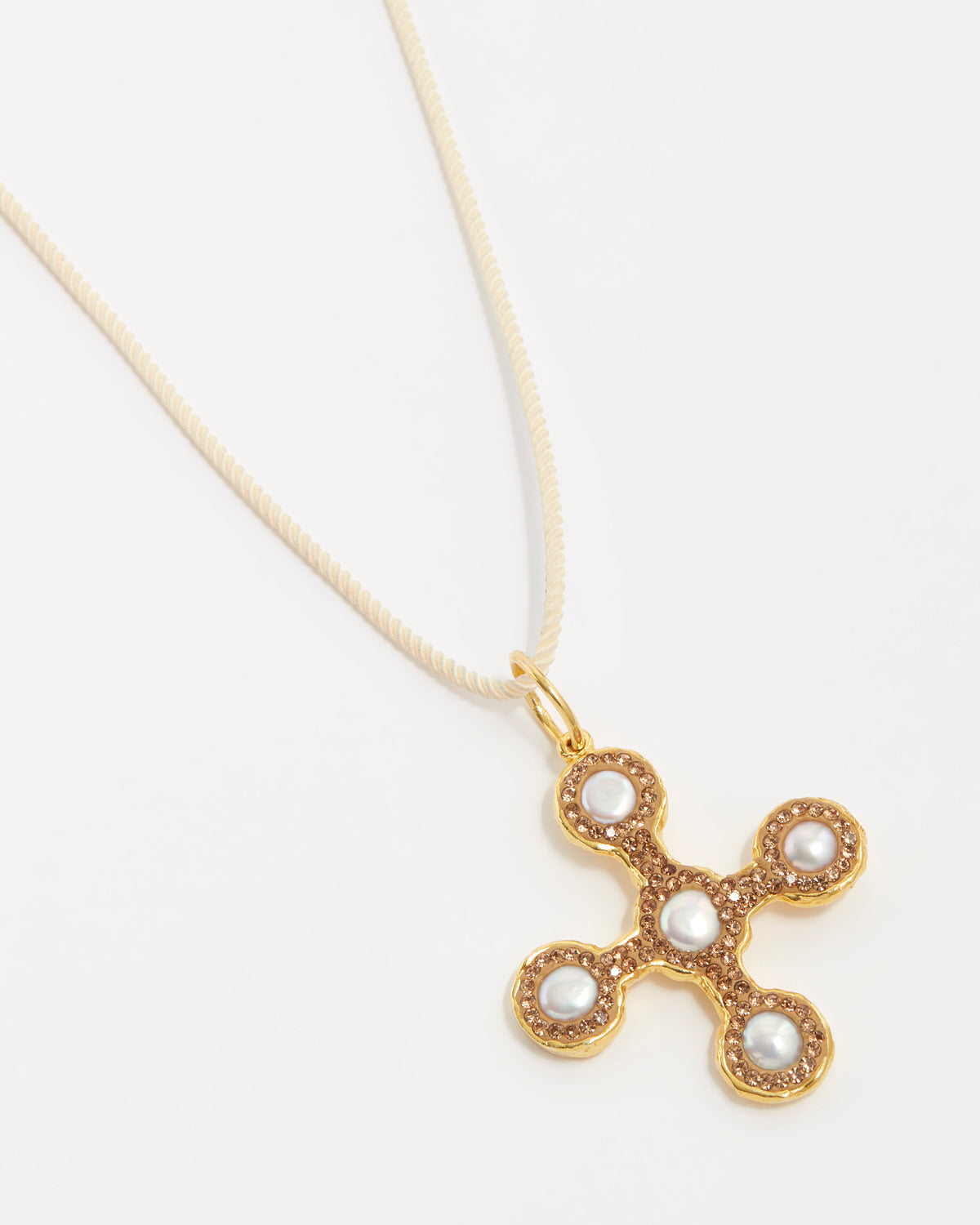 Signoria Crystal Cord Necklace Reversible