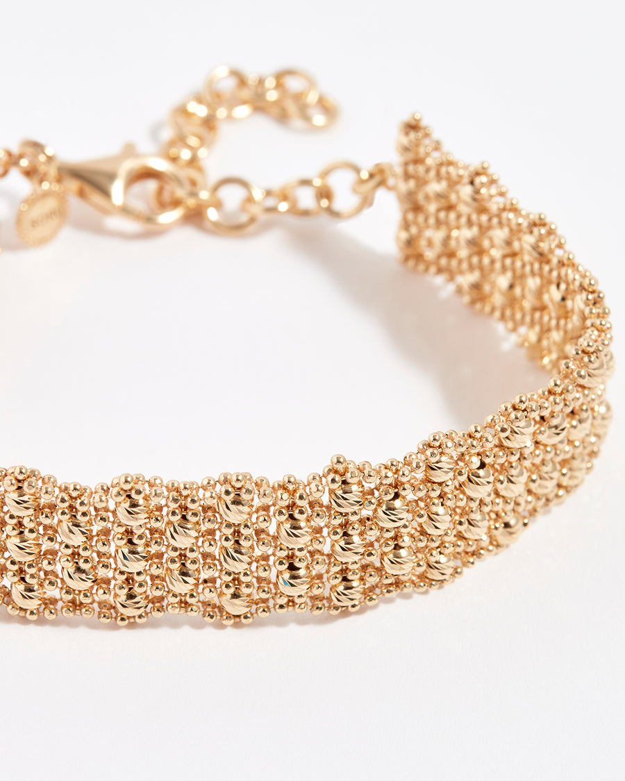 louisella bracelet soru jewellery gold vermeil solid silver plated fluid chain 