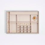 embroidered linen and velvet Kinship Press X Soru Celestial Jewellery Tray