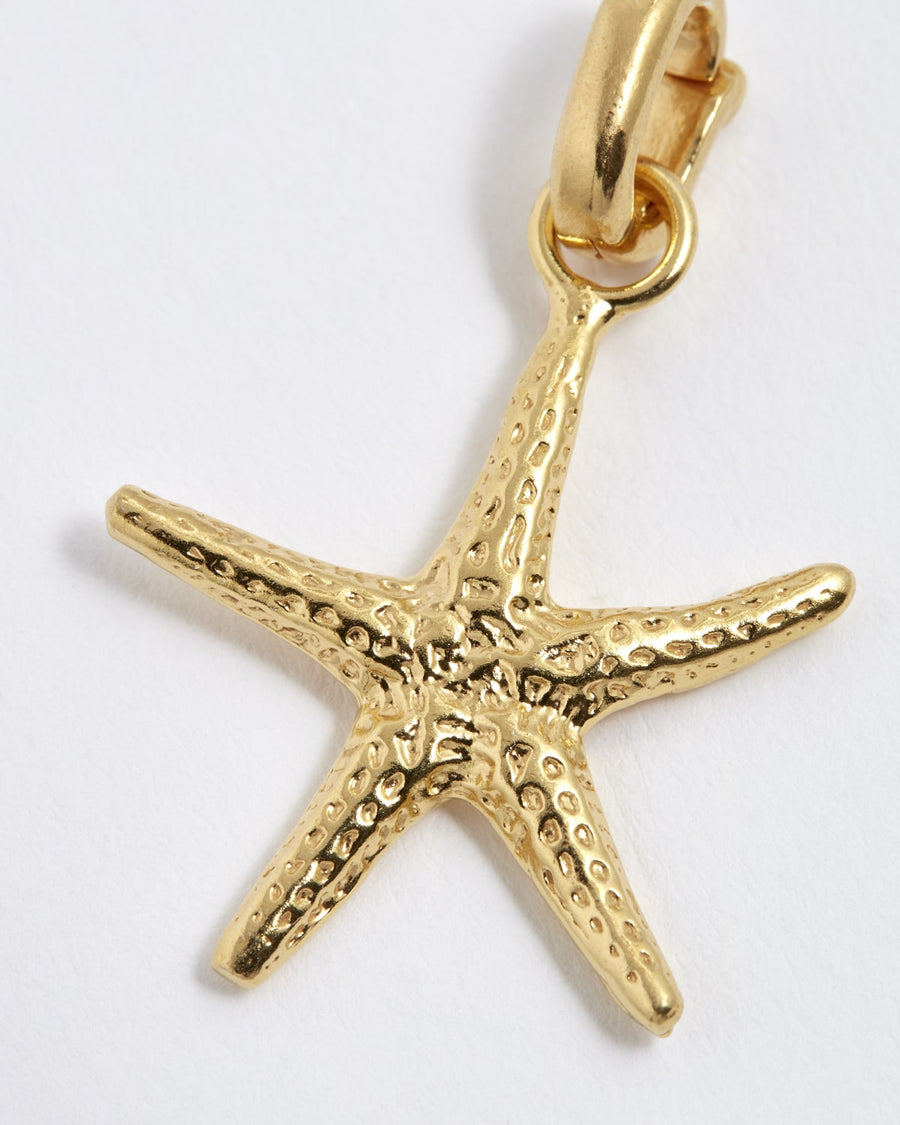 Soru Jewellery gold starfish charm