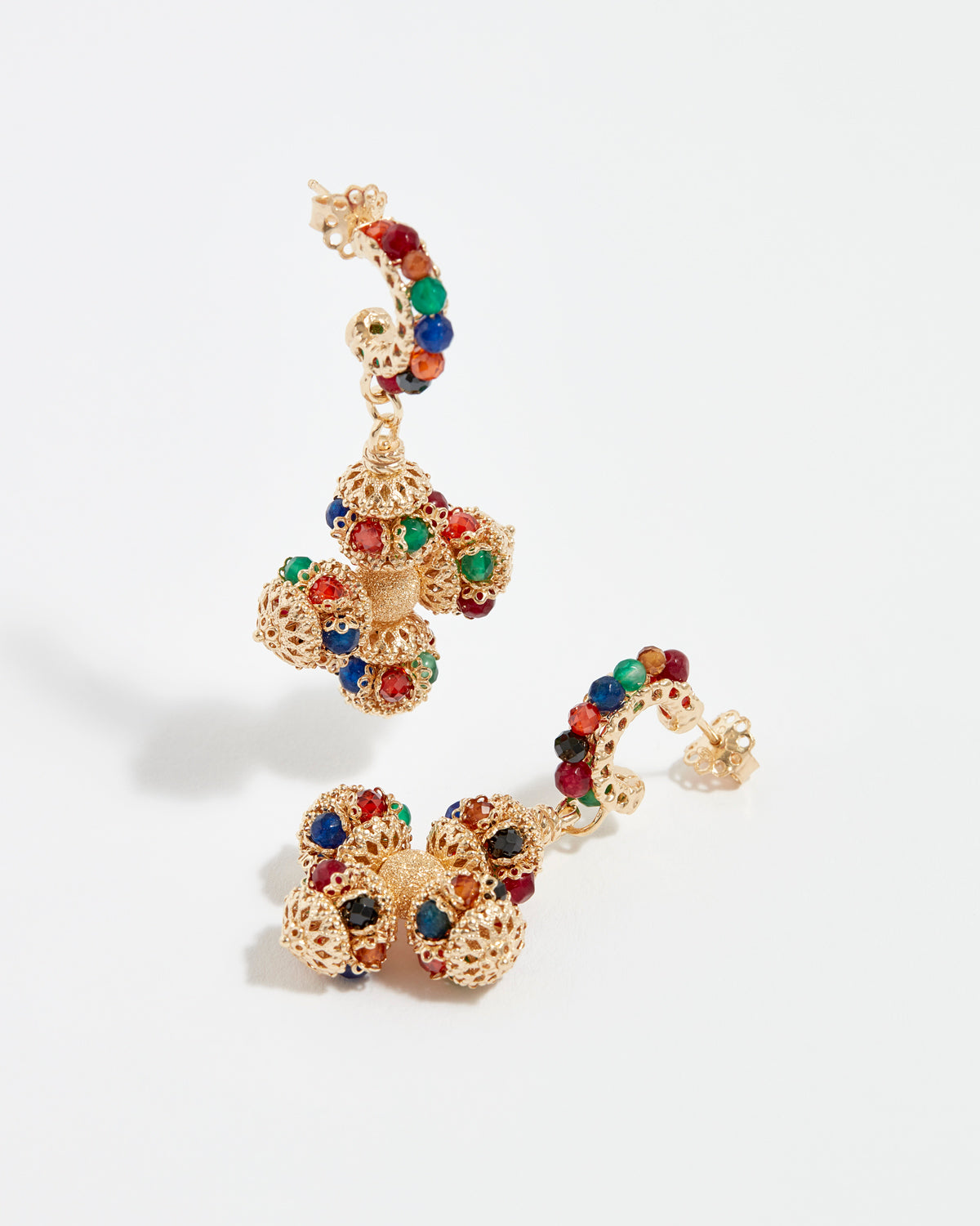 Multicoloured Mini Santina Earrings
