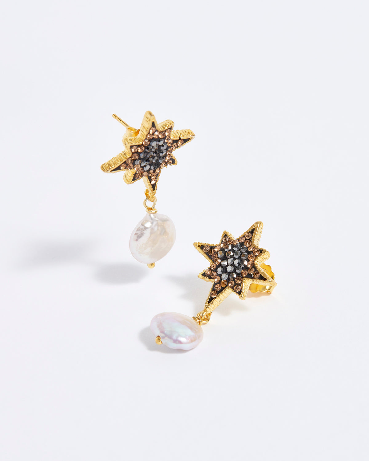 Mini Supernova Pearl Earrings