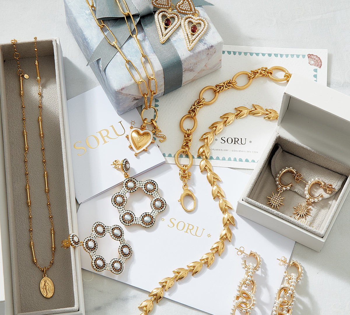 Soru Jewellery gold semi precious sustainable jewellery