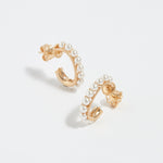 soru mini mondello hoop earrings pearl