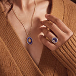 celestial opal and diamond micro mosaic ring, soru fine jewellery