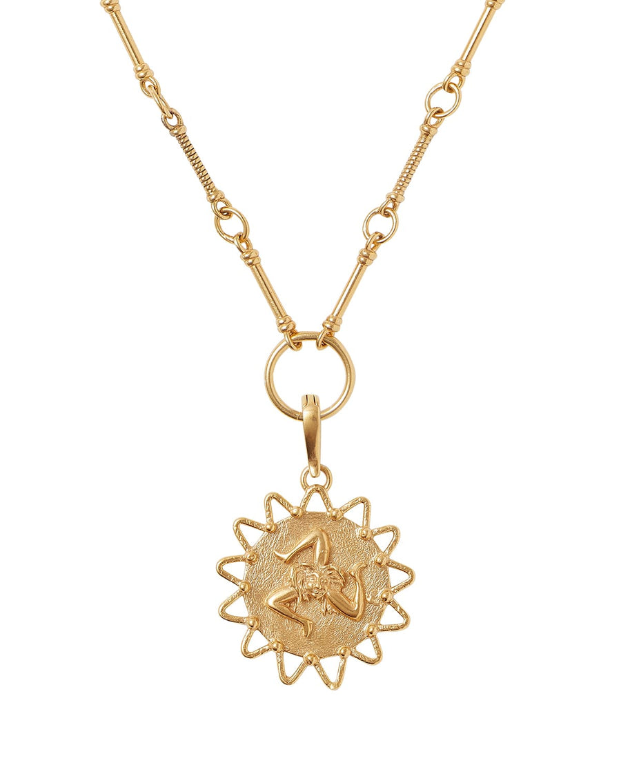 Soru Jewellery Trinacria sicilian symbol gold charm